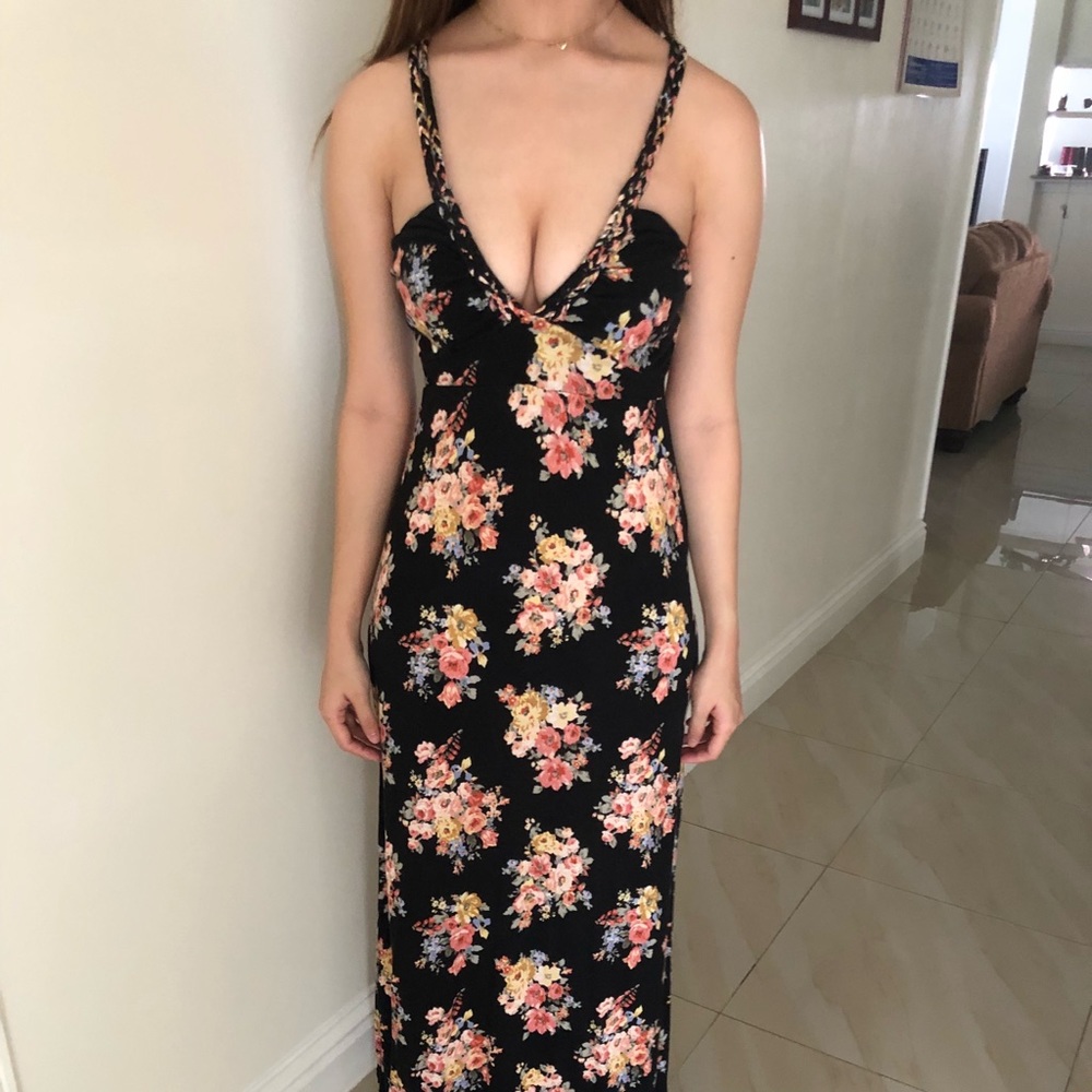 Floral maxi dress